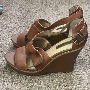 INC International Concepts Brown Wedges